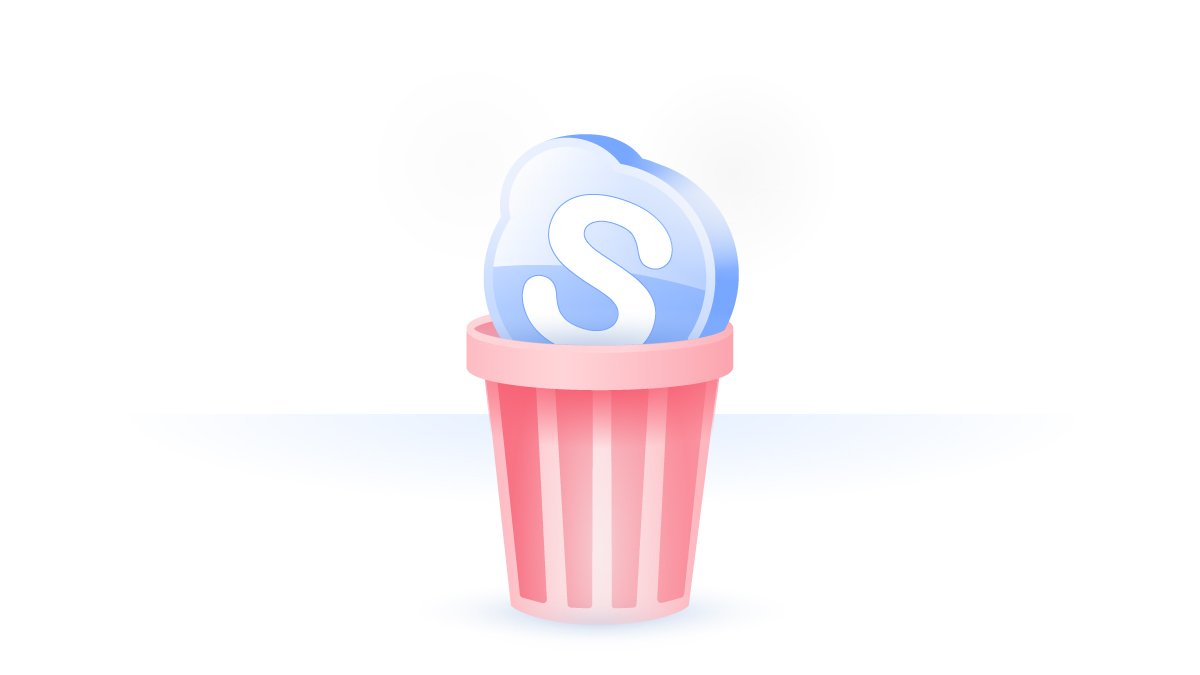 Hur ta bort Skype konto